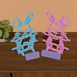 Home Decorations & Ornaments STL indir - Easter Egg Name Frame | X Alphabet Names | Decoration - ipdesignoo8