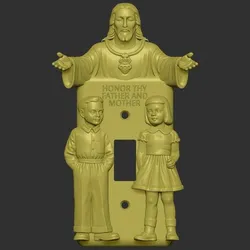 Jesus Light Switch Plate Cover