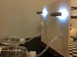 Miniature Light covers front & back  (bathroom)