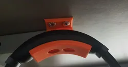 Under-desk headphone holder