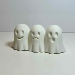 3D printer bestanden | 3MF | Three ghosts tea light
