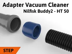 Adapter for vacuum cleaner hose - Nilfisk Buddy 2