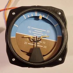 Attitude Indicator for Flight Simulation