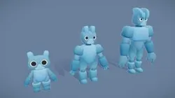 Cartoon Characters - Robocat Warriors
