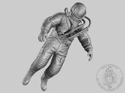 "Cosmonaut Floating In Eternity"