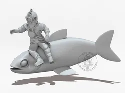 Diver & Fish Constellation