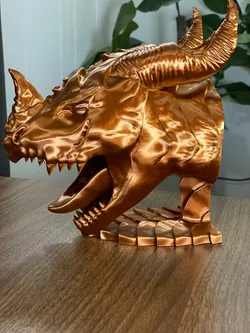 Dragon Head Dice Tower (Supportless Print)