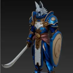 Fișiere pentru imprimante 3D | Fișier 3MF | Warlord Wolf