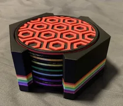 Hexagon Coaster Set
