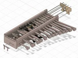 Keybox for Nyckelharpa - Double Octave Silverbasharpa in D
