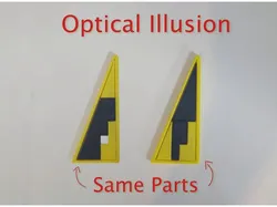 Missing Square Optical Illusion