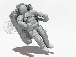 NASA Astronaut With Manned Maneuvering Unit