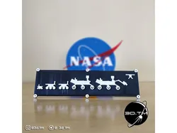 NASA Rover Family Plate