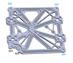 SE/KE Speed-Plate/Adapter/Carriage Combo. Fits @NeedItMakeIt linear rails MGN12C/MGN12H