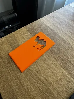 Shadow card - camel