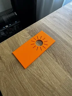 Shadow card - sun