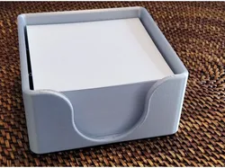 Simple Silver Memo Holder