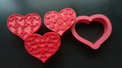 Valentine's heart cookie cutter