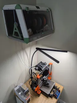 Wall Mount Mod for the (Un)original Prusa Drybox