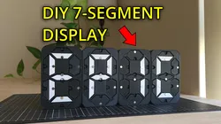 3D Printed Electromechanical 7-Segment Display