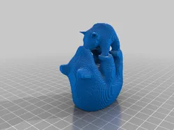 (3D Slash) Bear_mom_and_bear_baby