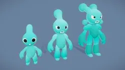 Cartoon Characters - Glop Warriors