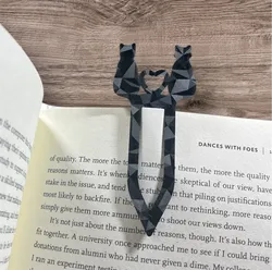 Cat Valentine's day bookmark