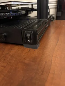 Ender 3 power switch relocation plate