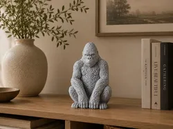 Estatua de gorila decorativa moderna - Modelo de impresión 3D gratuito
