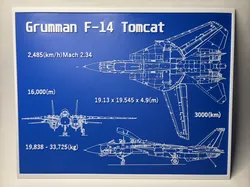 Grumman F-14 Tomcat - Blueprint
