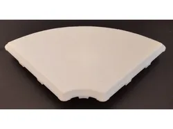 Hüppe-compatible quart-circular shower drain cap/cover
