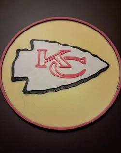K.C. CHEIFS COASTER  (NO MMU OR AMS)