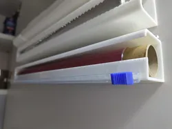 Kitchen Door Transparent Film Roll Holder