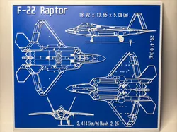 Lockheed Martin F-22 Raptor - Blueprint