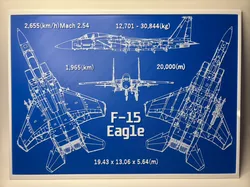 McDonnell Douglas F-15 Eagle - Blueprint