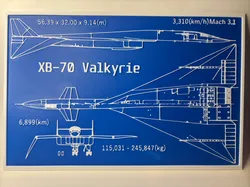 North American XB70 Valkyrie - Blueprint