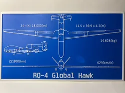 Northrop Grumman RQ-4 Global Hawk - Blueprint