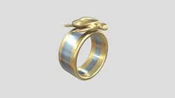 Ring with turtle