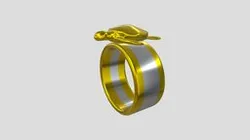 Ring with turtle
