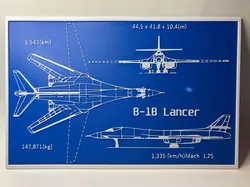 Rockwell B-1 Lancer - Blueprint