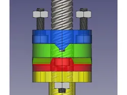 z lead screw banding wobbling compensation bracket