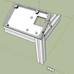 BTT HDMI7 Corner Mount for Ratrig Vcore 4