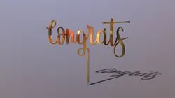 Congrats Cake Topper