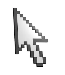 Cursor - Arrow - Windows98 - 8bit - Geeks decoration