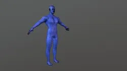 Experiment 626: base male mesh