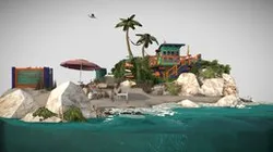 Miami Beach Diorama