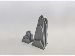 Mountain Bookends - decoration