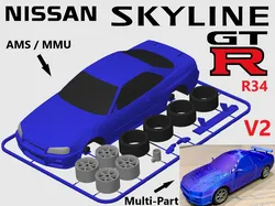 Nissan Skyline GTR R34 Kit Card