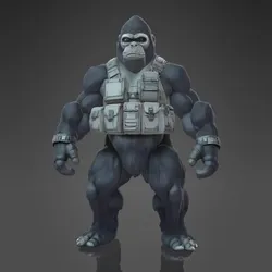 Other STL تنزيل - Tactical gorilla v2 - Foxtrot007