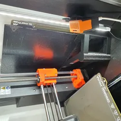 Prusa MK3 / MK3S / MK3S+ / MK4 / MK4S / CoreOne build sheet holder for 5 sheets with handle